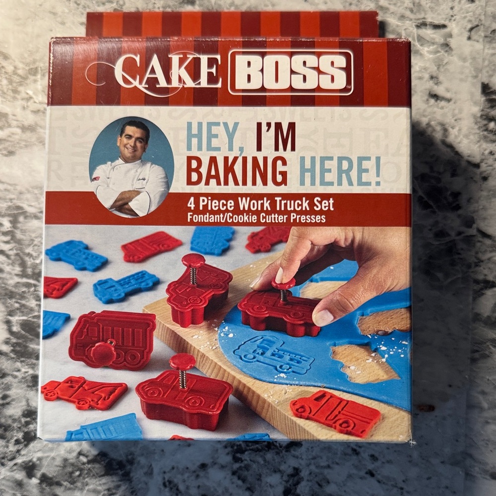 Cake Boss Work Truck Cookie Cutter Set